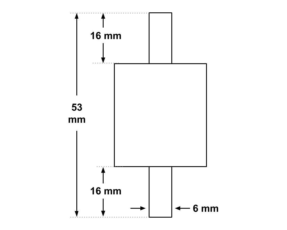 Silent-blocs anti-vibration Simaco 278348 · Lot de 4 avec écrous – Image 2