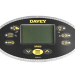 Clavier de commande Davey SpaPower SP800 Q70068 · 9 touches · 170 × 90 mm