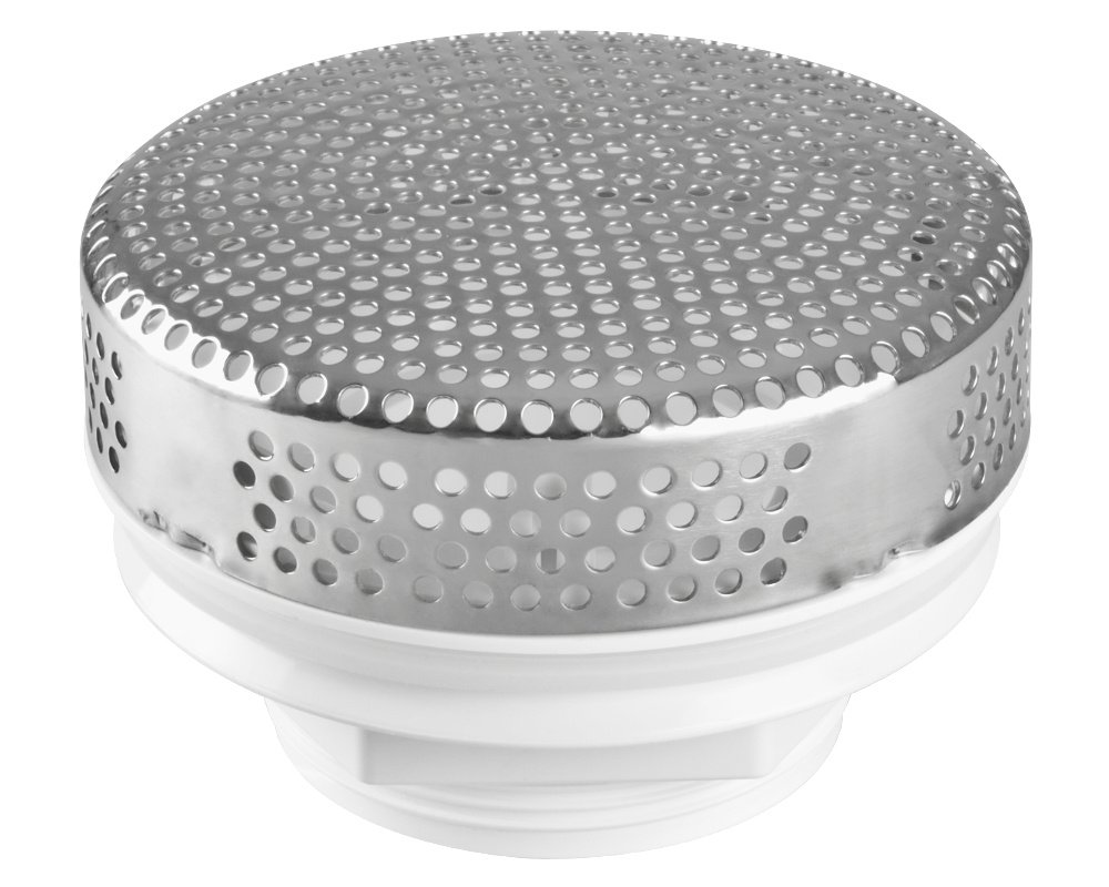 Bonde d’aspiration LVJ Crystal ABE0290 · Inox · Ø127 mm · 200 GPM