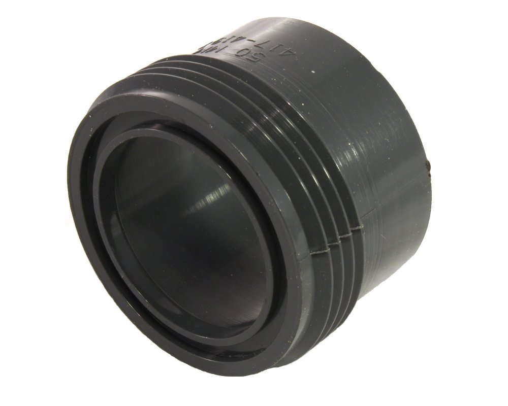 Raccord réchauffeur Waterway 417-4197 · 1,5" MBT vers sortie lisse 50 mm