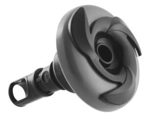Buse Directionnelle Rising Dragon 2" Pepper Leaf · Finition Inox & Noir · Ø56 mm