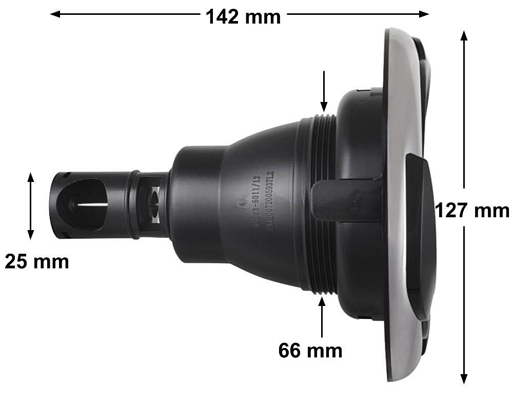 Buse Rising Dragon 5" Twin Roto · Face Pepper Leaf · Massage directionnel à jets ondulants – Image 2