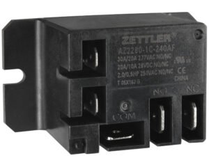 Relais Zettler AZ2280-1C-240A · Relais 1 voie 30A 240V pour cartes mères spa