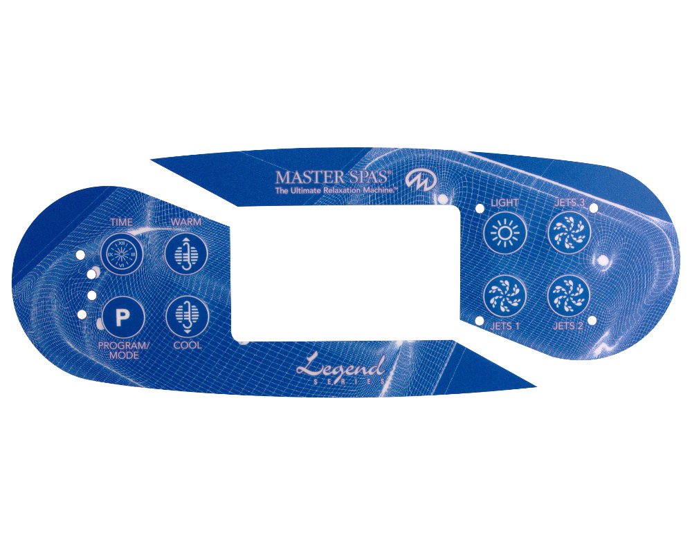 Membrane de remplacement à 8 touches Master Spas Legend · pour clavier MP700