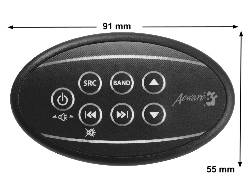 Clavier auxiliaire Gecko in.k175 sans socle · Contrôle audio spa in.tune – Image 3