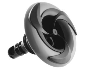 Buse spa Rising Dragon 4" Roto Pepper Leaf · Inox & noir