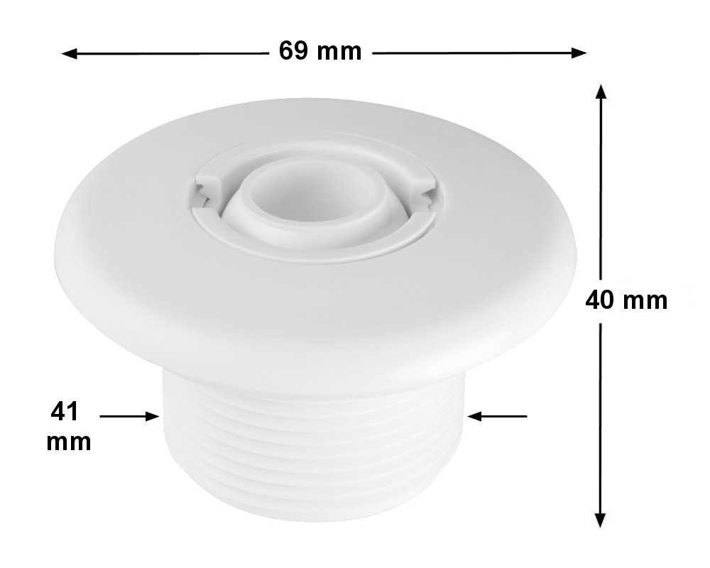 Buse HydroAir Micro Jet Eyeball 10-3700 · Jet directionnel de précision pour spa – Image 2