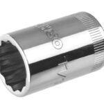 Douille en acier Bahco 509-4684 · Empreinte 11/16" · Carré 1/2" · Bi-hexagone