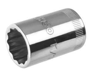 Douille en acier Bahco 509-4684 · Empreinte 11/16" · Carré 1/2" · Bi-hexagone
