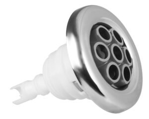 Buse Waterway Poly Storm à visser · Pulse Inox · 7 Jets Diffus