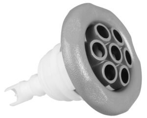 Buse de massage Waterway Poly Storm Pulse à visser · Ø92 mm · Jet diffus à 7 sorties
