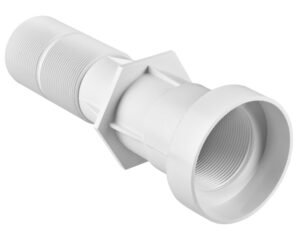 Traversée de paroi Hayward HAY-250-0142 pour spas en béton · ABS blanc 250 mm