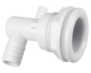 Douille de buse spa Rising Dragon 2,5" RD203-2003 Blanc · Venturi intégré