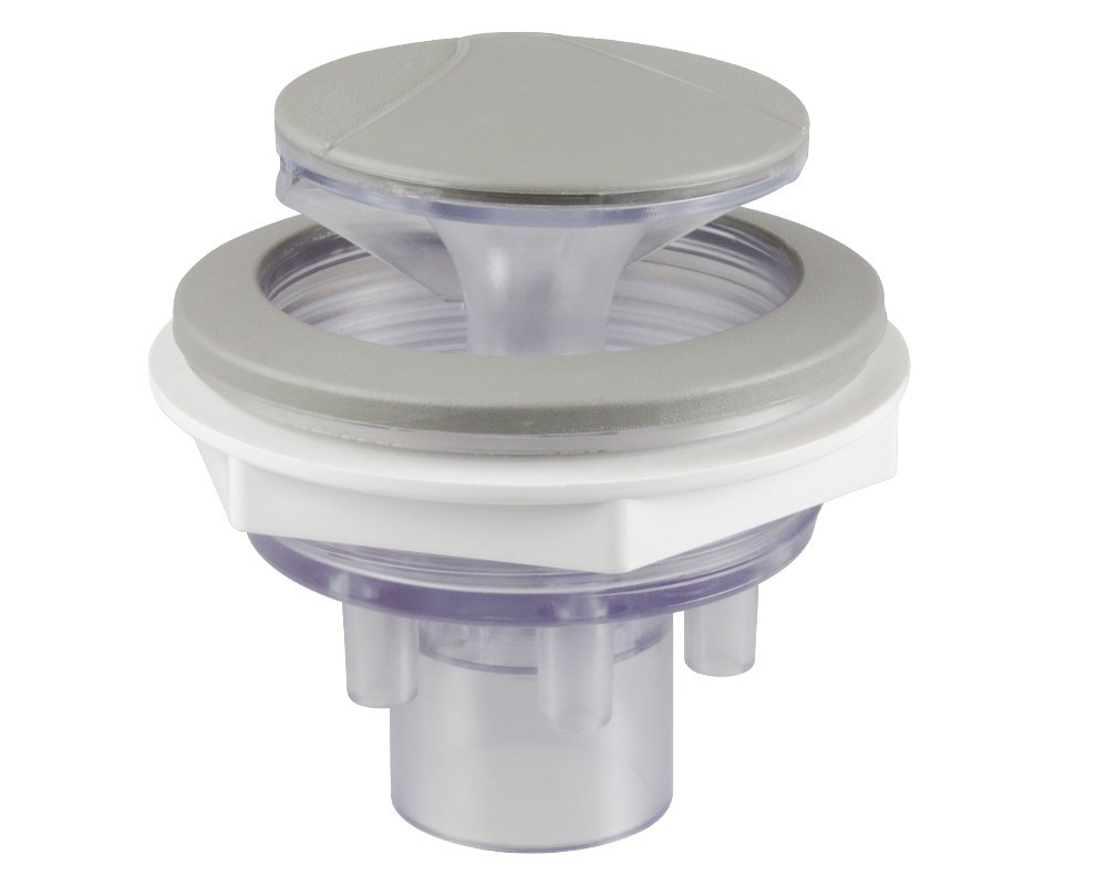 Fontaine Waterway Pop-up LED 180° · Gris clair · Ø 94 mm