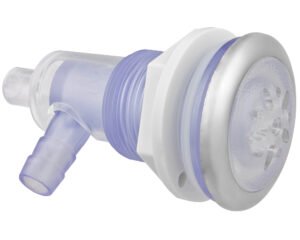 Buse d'air rétroéclairable LVJ L-1104CS · Inox & ABS transparent · 3/8''