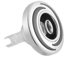 Buse Directionnelle LVJ Medium 3" Inox & Gris · Massage ciblé + LED intégrée