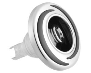 Buse LVJ Tourbillon Directional 4" · Inox & Gris Texturé · Lumière LED intégrable