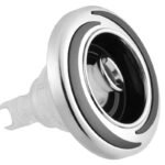 Buse Directionnelle LVJ Tourbillon 5" Inox & Gris · Jet orientable XL