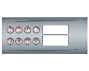 Membrane HydroQuip 80-0211 pour clavier HT-2 · 8 touches autocollantes