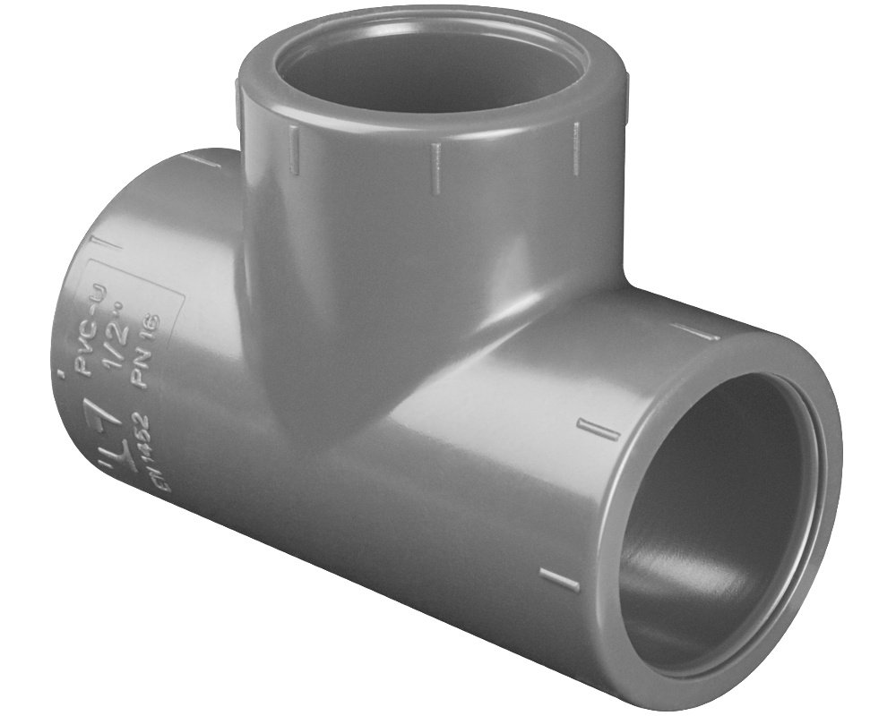 Raccord en Té 90° PVC Certikin GP012ET · 1/2" F · 21 mm