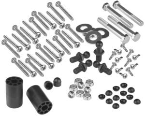 Kit de montage complet Leisure Concepts CoverMate III · Visserie et accessoires d'origine