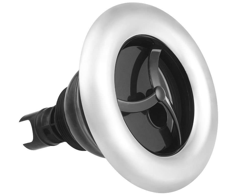 Buse de massage LVJ XL Crystal Roto 5" en inox · Ø 125 mm