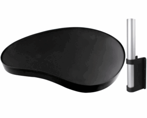 Table de spa rotative Leisure Concepts Spa Caddy · Fixation latérale inox · 69x48 cm