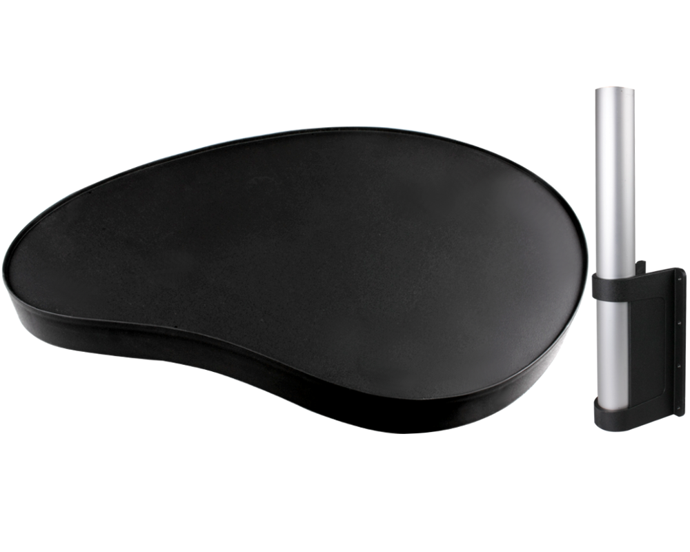 Table de spa rotative Leisure Concepts Spa Caddy · Fixation latérale inox · 69x48 cm