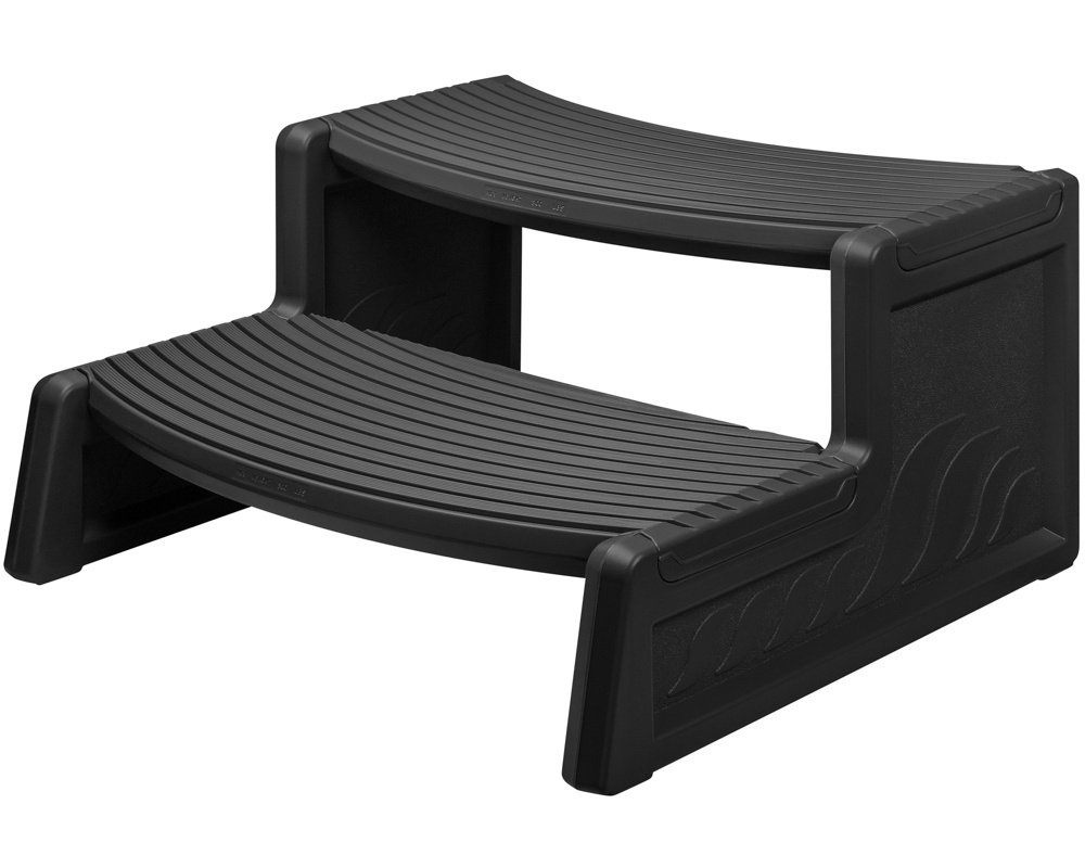 Marches spa Handi Step HS2-136 · Compatible bords ronds et droits · Gris foncé – Image 3