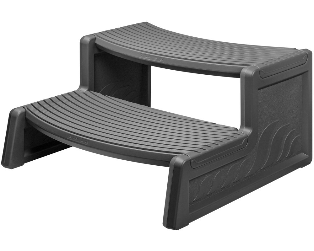 Marches spa Handi Step HS2-136 · Compatible bords ronds et droits · Gris foncé – Image 4