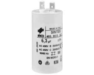 Condensateur Simaco 220568 · 6,3 µF à cosses · Démarrage pompe spa