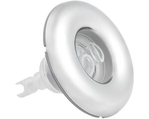 Buse Waterway Poly Storm Twin Roto LED Inox · Massage rotatif ciblé · À visser