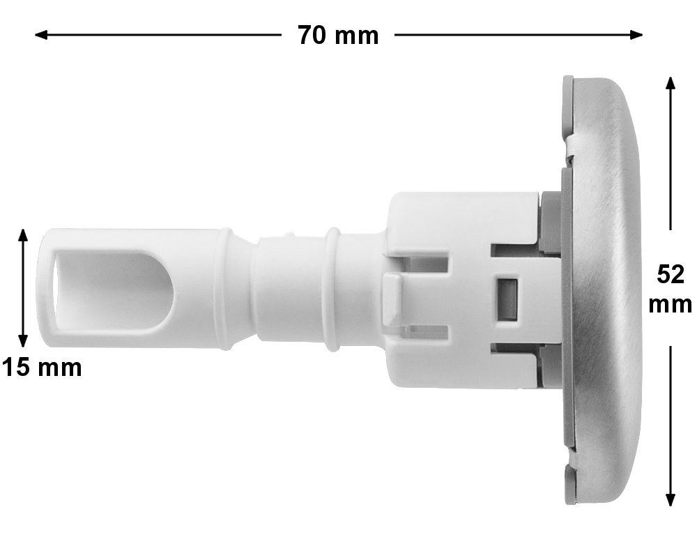 Buse de massage Waterway Cluster Storm Directional · Inox à clipser Ø52 mm – Image 2