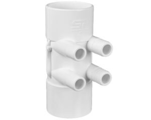 Collecteur Waterway 672-7110 · 2" F/F · 4 sorties cannelées 3/4" M