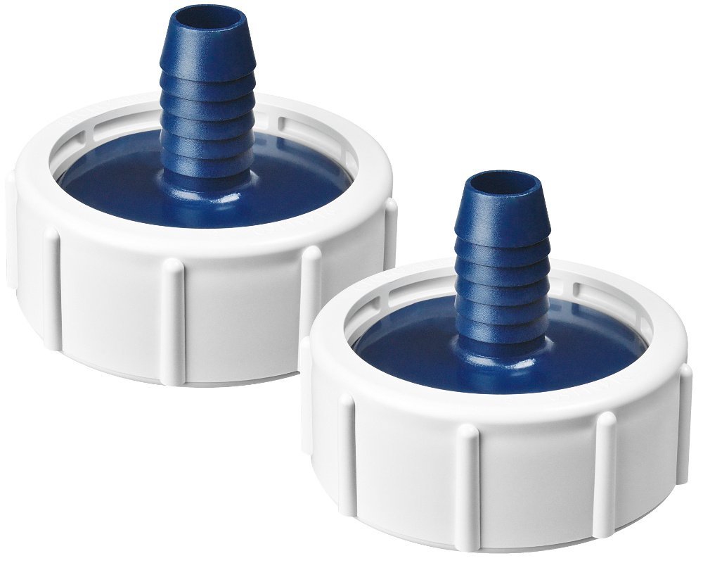 Paire d'unions Gecko in.clear pour tuyau 3/4" · Raccords avec réducteurs intégrés