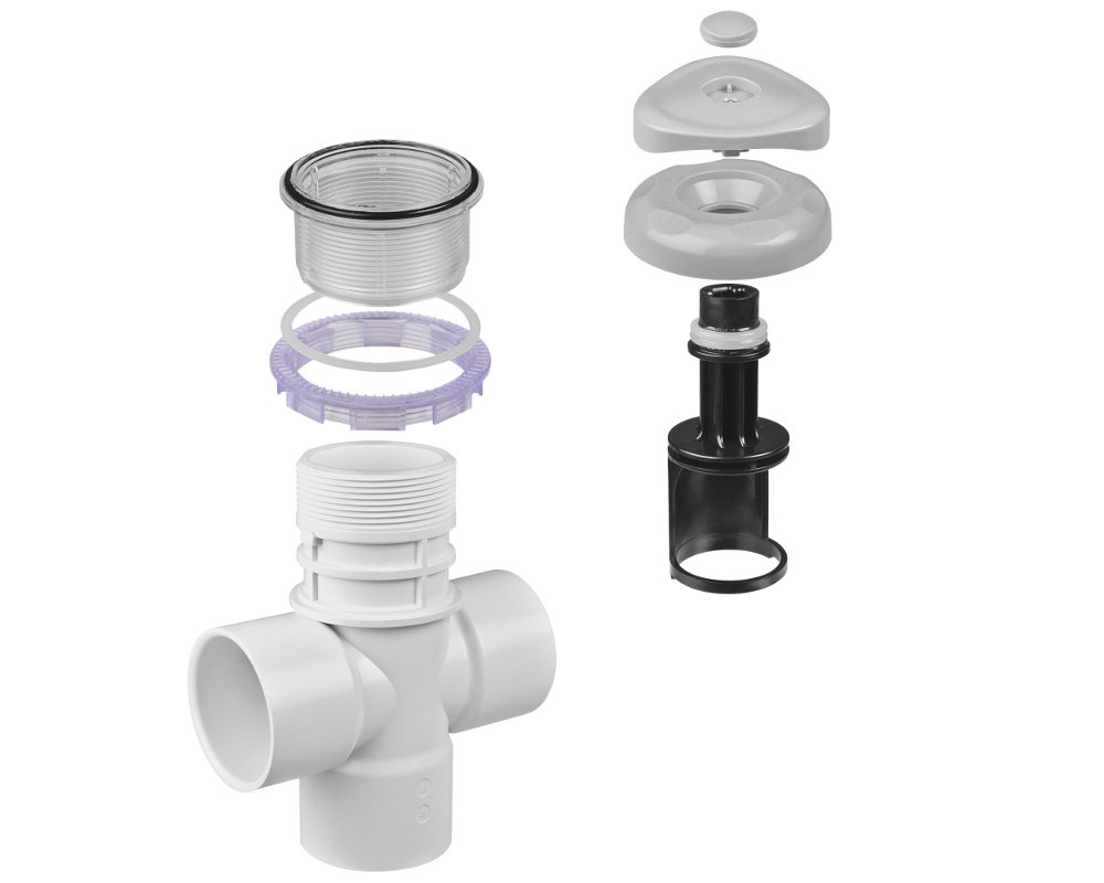 Vanne de répartition Wellis AKU0068 2" avec Éclairage LED intégré – Image 2