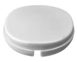 Cache-vis Wellis AE00294 pour vanne 2" · Ø25 mm · Gris texturé