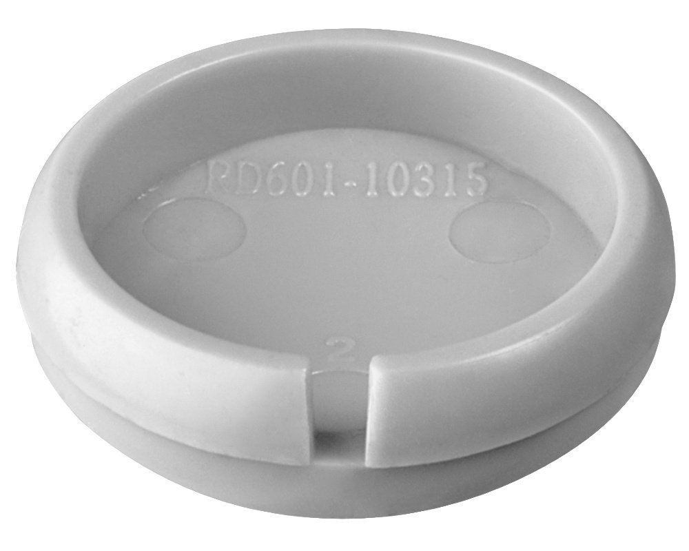 Cache-vis Wellis AE00294 pour vanne 2" · Ø25 mm · Gris texturé – Image 2