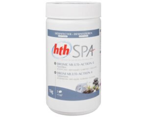 Désinfectant Spa HTH Brome Multi-Action 4 · Pastilles 20 g · 1 kg