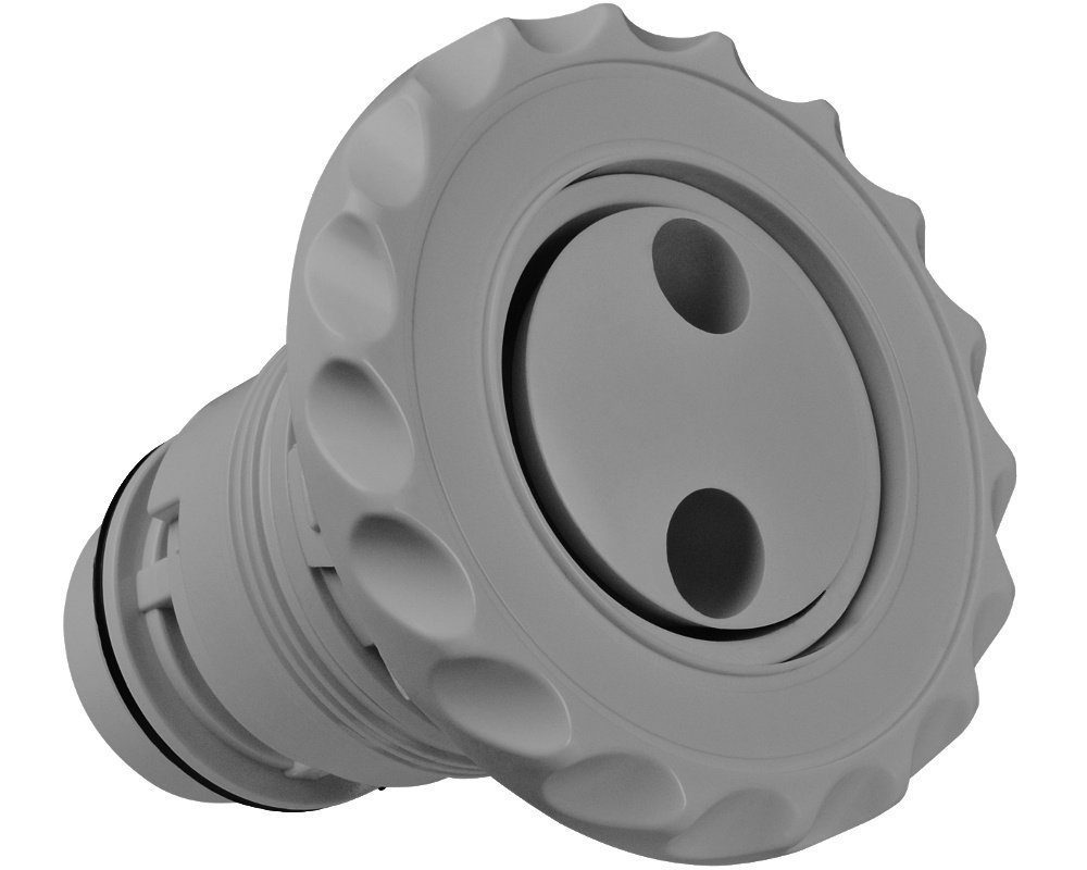 Buse Waterway Poly Jet Deluxe Pulsator Gris · Massage Twin Jet & Bulles Rotatives – Image 3