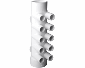 Nourrice Waterway 672-4680 · 1,5’’ M/F · 10 sorties lisses 3/4’’ M+ en ABS