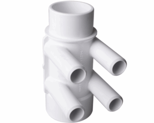 Nourrice Waterway 672-4150 ABS 1,5" M/F · 4 sorties lisses 3/4"