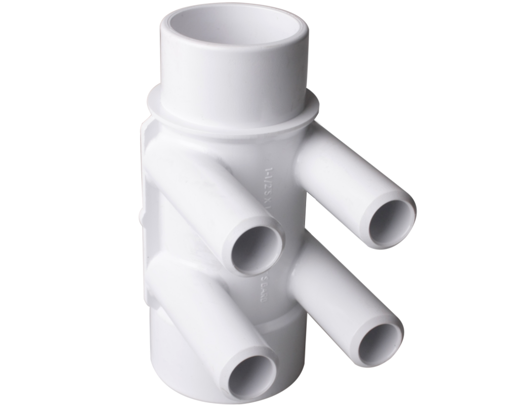 Nourrice Waterway 672-4150 ABS 1,5" M/F · 4 sorties lisses 3/4"