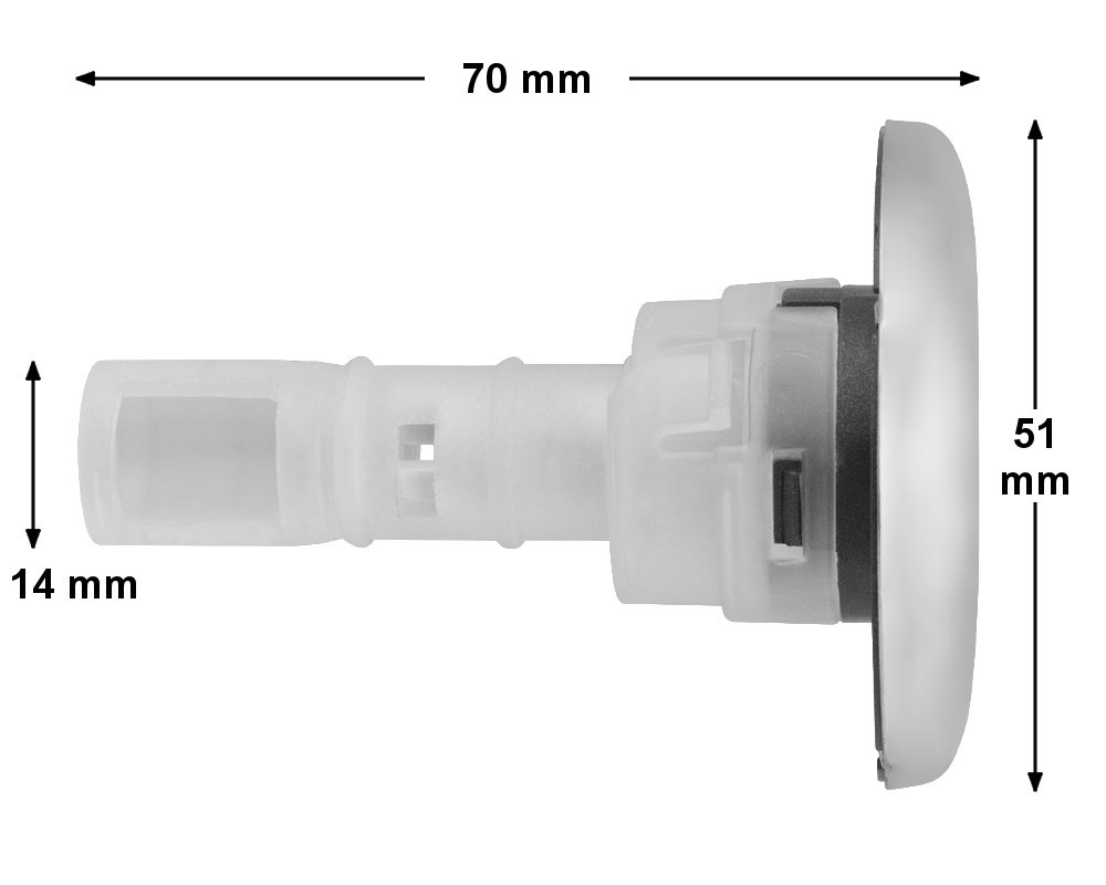 Buse de massage inox CMP Hurricane 200 · Jet Roto Ø51 mm – Image 2