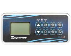 Clavier de commande SpaNet SV-MT-2R · Écran LCD rétroéclairé · 8 fonctions