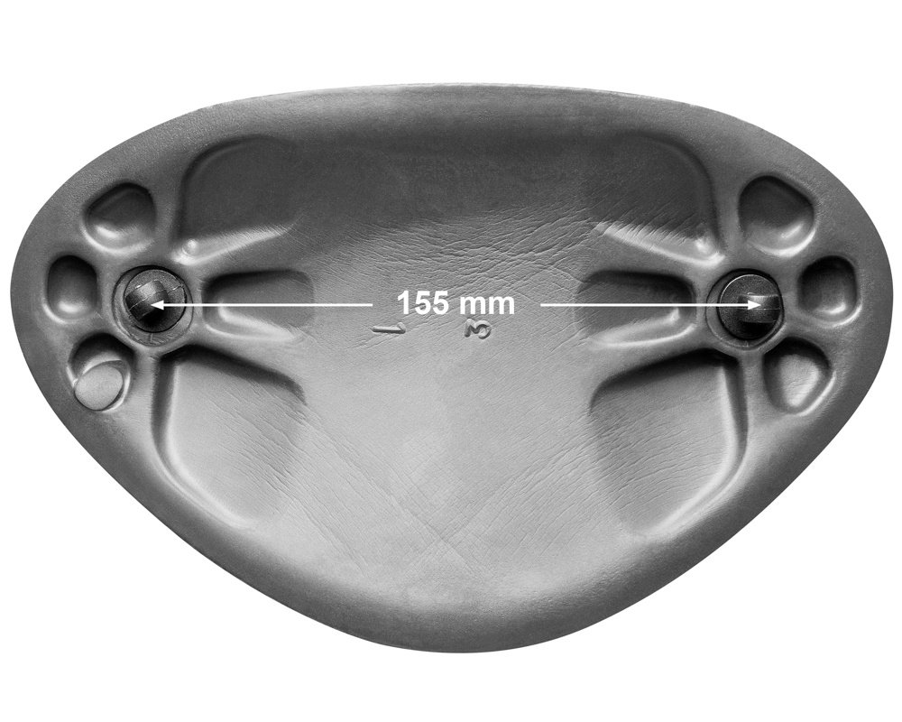 Repose-tête CMP Tri-Curve Freestyle · Fixation Clips · 225 mm – Image 2