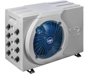 Pompe à chaleur réversible Gecko in.temp · Ultra-éco 5,5 kW · Pilotage intelligent