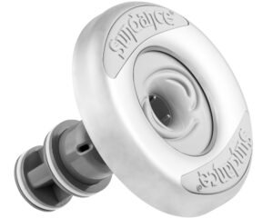 Buse de massage Sundance Spas Vortex 130 mm · Inox & ABS gris clair