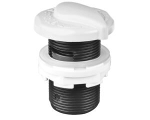 Vanne de régulation d'air Waterway True Seal 1" · Blanc · Montage 41 mm