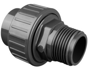 Union PVC Sorodist RUM32M · 3 Pièces Ø32 mm vers 1" FPT